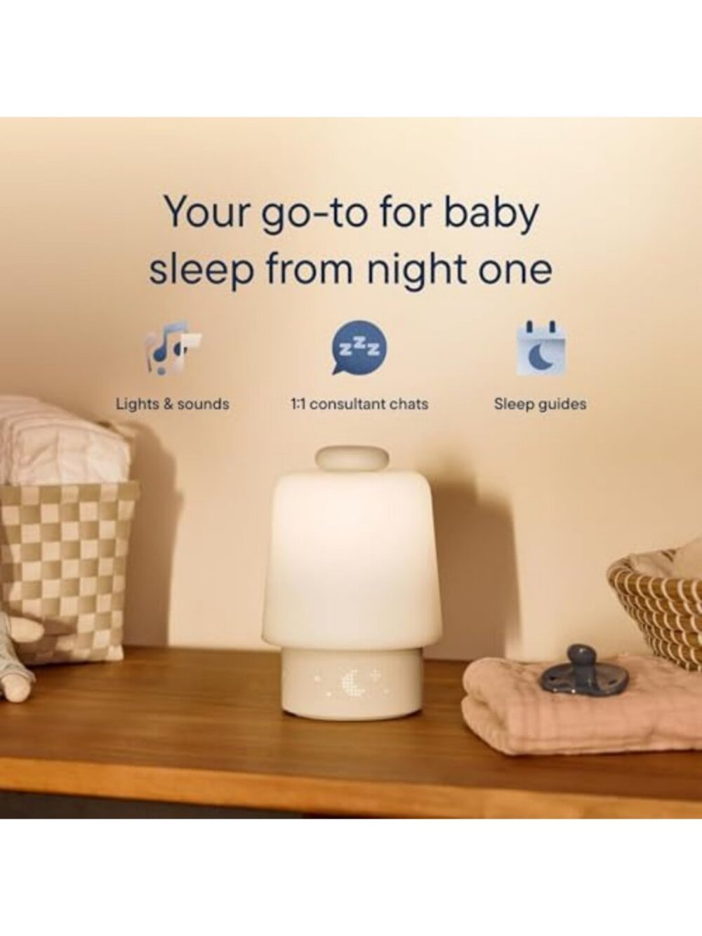 Putty Sound Machine & Night Light for Baby Sleep Routine - Soothing Features - Picture 2 of 6